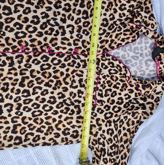 Bebe Leopard Bling Pajamas XL - Picture 12 of 15